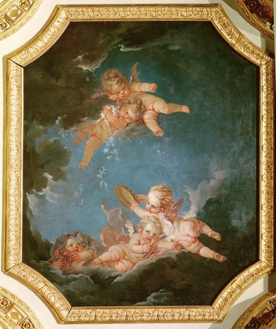 Winter, from a series of the Four Seasons in the Salle du Conseil by François Boucher